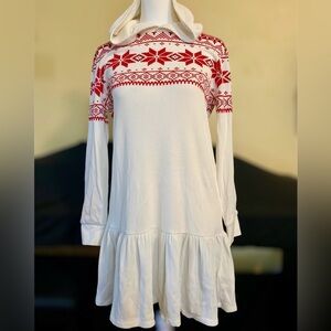 POLO RALPH LAUREN Big Girl Fair Isle
Waffle-Knit Hooded DRESS , size 16